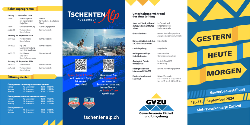 Flyer Gewerbeausstellung (mit Mausklick - grössere Ansicht)